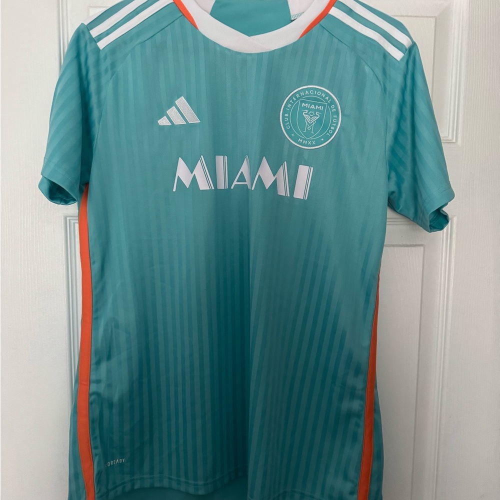 Adidas 2024 Inter Miami Third Kit Soccer
Jersey Easy Mint Men's Large